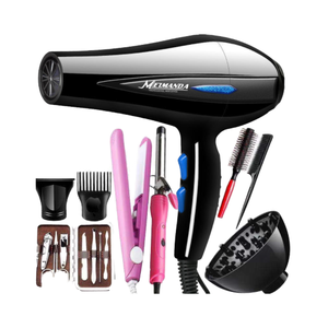 Lot <span class=keywords><strong>de</strong></span> 8 Séchoirs à Cheveux Ioniques Négatifs Légers pour <span class=keywords><strong>Voyage</strong></span> et Maison, 3 Réglages <span class=keywords><strong>de</strong></span> Chaleur, Réglage Froid, Alimentation Électrique en Gros - Product Image 1