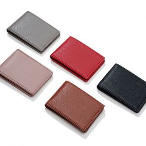 Tarjetero de Identificación de Empleado de Piel Sintética Doble ATM, Precio Inicial, Bajo MOQ, Logotipo Personalizable, Cartera Pequeña - Product Image 3