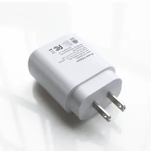 US plug 25W USB C chargeur rapide avec certification ETL pour samsung galaxy et montre intelligente