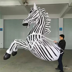 Accesorios Inflables para Ambiente Interactivo <span class=keywords><strong>de</strong></span> Bar: Zebra, Unicornio, Pegaso, Peluche Inflable con Alambre para Espectáculos - Product Image 1