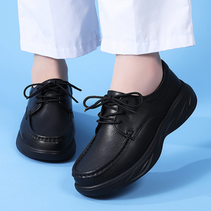 Scarpe <span class=keywords><strong>da</strong></span> Infermiera con Suola Spessa per Aumentare l'Altezza, Versatili e Comode, con Lacci, Bianche, Leggere e Traspiranti - Product Image 3