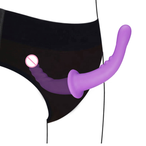 Dildos de <span class=keywords><strong>Doble</strong></span> Cabeza para Lesbianas, Dildos de Silicona para Masaje <span class=keywords><strong>Anal</strong></span> y Vaginal, Juguetes Sexuales de Penetración de <span class=keywords><strong>Doble</strong></span> Extremo para Lesbianas - Product Image 1