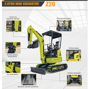 送料無料 EPA ミニ掘削機 農業用ミニ掘削機 クローラーミニ掘削機 価格 掘削機部品 - Product Image 4