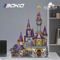 8510 Piezas Castillo Mágico de Ensueño, Casas de Juguete, Bloques de Construcción de Ciudades, Kit de Modelo MOC, Set de Construcción de Arquitectura Modular, Ideas de Regalo para Adultos