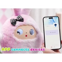 Nouvelle poupée en peluche douce multilingue contrôlée par application, avec yeux dynamiques, certifiée EN71, hauteur 11-30 cm, modèle 2026