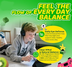 Жевательные конфеты Super Greens с спирулиной, хлореллой, пищеварительными ферментами, лютеином, клетчаткой — ежедневная добавка суперфудов и мультивитаминов - Product Image 4