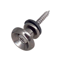Boutons de sangle de guitare à tête plate pour ukulélé de guitare électrique classique acoustique