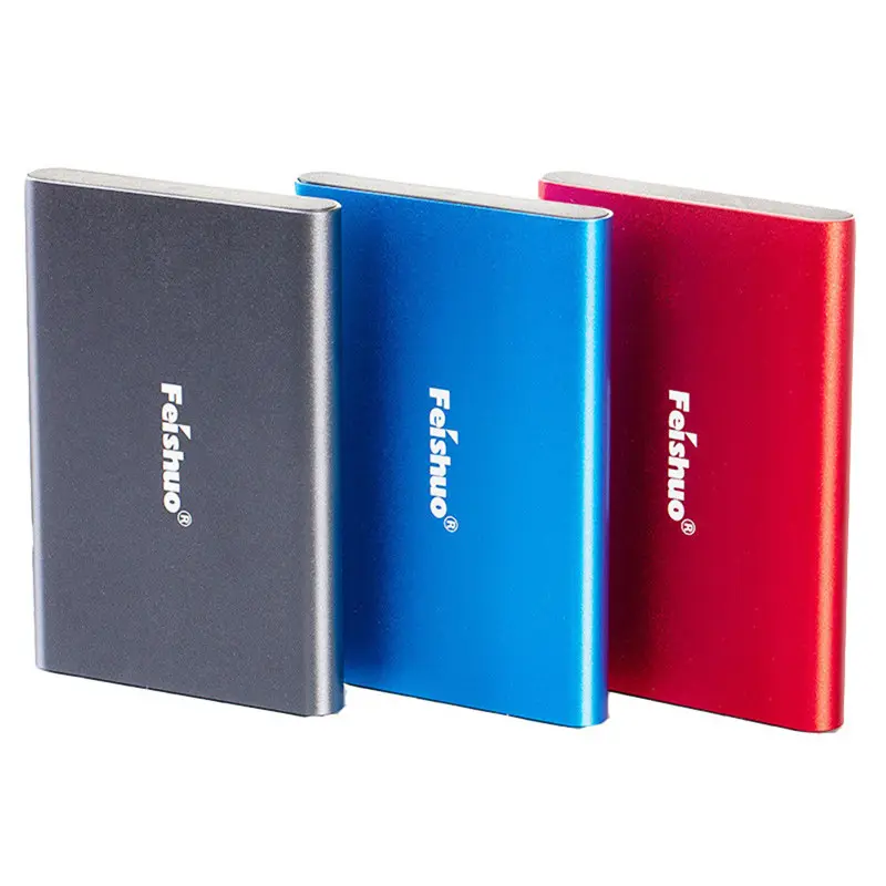 External Hard Drive Custom LOGO 2 tb 1tb hdd for PCEarthquake-proof and fall-proof mobile disk