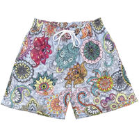 Shorts de basket-ball personnalisés pour hommes, logo du fabricant, polyester de haute qualité, impression par sublimation, entrejambe de 5 pouces, double couche, maille personnalisée