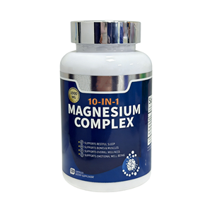 Suplementos Vitamínicos para Adultos 10 en 1, Cápsulas de Magnesio Glicinato Antioxidante, Complejo para el Sueño, Cápsulas de Magnesio Glicinato - Product Image 1