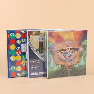 <span class=keywords><strong>Classeur</strong></span> à anneaux en PVC modèle 2, personnalité rétro, impression animée, A4 perforé, fichier poreux CN - Product Image 1