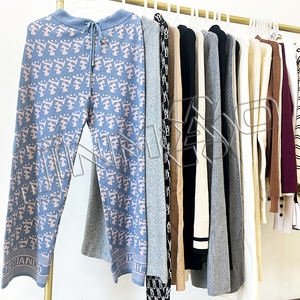 Venta al por mayor de fábrica usado a granel como nuevo <span class=keywords><strong>Boutique</strong></span> Lady pantalones largos sueltos de punto ropa usada en fardos mezclados - Product Image 5