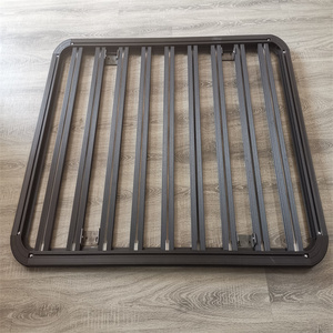 Plateforme d'extension de <span class=keywords><strong>porte</strong></span>-bagages de toit <span class=keywords><strong>en</strong></span> alliage d'aluminium pour Jeep Wrangler JK JL, panier de toit pleine longueur, <span class=keywords><strong>porte</strong></span>-bagages à visser, capacité 100 kg+ - Product Image 2