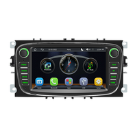 Autoradio 4 cœurs avec écran HD 7 pouces, Carplay sans fil, Android Auto, radio FM, Bluetooth, lecteur DVD pour Ford Focus