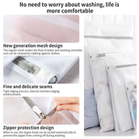 Wäschebeutel mit Eigenem Logo für Waschmaschine Schmutzige Wäsche Kleidungsorganizer Reise Damen BH Dessous Schuhe Netzbeutel