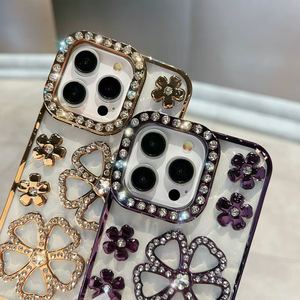 Funda de Teléfono con Diamantes al por Mayor, Diseño de Perlas y Flores, para <span class=keywords><strong>iPhone</strong></span> <span class=keywords><strong>11</strong></span> <span class=keywords><strong>Pro</strong></span> <span class=keywords><strong>Max</strong></span>, 12, 13, 14, 15 <span class=keywords><strong>Pro</strong></span> <span class=keywords><strong>Max</strong></span>, 16 <span class=keywords><strong>Pro</strong></span> <span class=keywords><strong>Max</strong></span> - Product Image 2