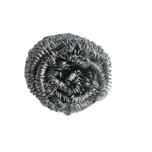 Steel Wool Scrubbers Cleaning Sponges Metal Wire Scourer Sponge <strong>Heavy</strong> <strong>Duty</strong> Scourer Stainless Steel Silver Opp Bag Durable - Product Image 5