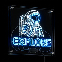 Enseigne néon LED personnalisée en acrylique, enseigne néon LED personnalisée avec nom et logo, vente en gros pour enseigne de magasin, enseigne néon LED sur mesure