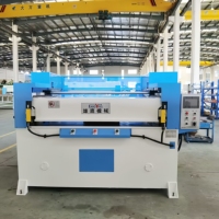 Machine de découpe à plat hydraulique automatique à 4 colonnes pour plastique, avec tête de découpe de précision