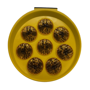 Năng lượng mặt trời Powered LED Hướng Dương loại cảnh báo ánh sáng bền PC chất liệu - Product Image 2