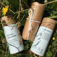 Emballage biodégradable en carton Push up Déodorant Stick Containers Kraft Lip Balm Paper Tube