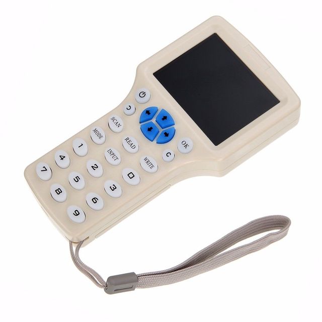 125khz/ 13.56mhz Transponder Key Reader Card Programmer Card Key Copy