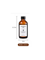 Bouteille de diffuseur en verre propre d'aromathérapie d'air frais d'arôme sans flamme en vente en gros 100ml bouteille vide cylindrique de diffuseur de roseau