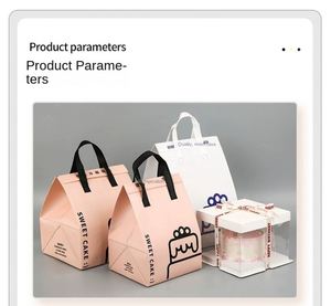 Disposable Leather Cake Insulation Bag Portable Takeout Delivery Bag Insulated Cooler Bag - Product Image 5