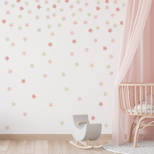 Decorazione camera da letto autoadesiva stella del fumetto rimovibile 3d adesivo da parete per la scuola materna - Product Image 5