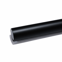 Film de protection de peinture (PPF) TPU sec/humide 8 MIL, noir mat, auto-réparant, résistant aux rayures, rouleau de 1,52 m pour carrosserie automobile