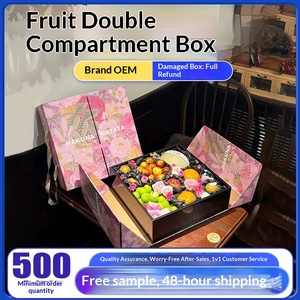 Custom Premium Cherry Gift <b>Box</b> with Double Opening & Logo Printing <b>for</b> Luxury Fruit <b>Hampers</b> - Product Image 3