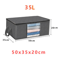 Vente chaude 6 pièces en 1 sacs de rangement en toile pliables avec fermeture éclair pour le stockage des vêtements en gros sac organisateur de vêtements