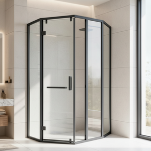 <span class=keywords><strong>Douche</strong></span> sur mesure étanche avec portes en verre sans cadre, <span class=keywords><strong>paroi</strong></span> <span class=keywords><strong>de</strong></span> <span class=keywords><strong>douche</strong></span> simple en verre coulissante pour salle <span class=keywords><strong>de</strong></span> bain - Product Image 4