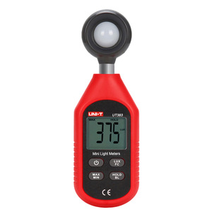 Misuratore di Illuminazione Digitale Uleid UT381/382/383BT/383S, Rilevatore Linguistico ad Alta Precisione Rosso/Nero con Etichetta Privata - Product Image 1