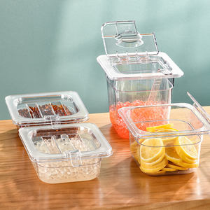 Venta al por mayor, contenedor de almacenamiento de alimentos de plástico seguro para congelador con tapa Cambro, organizador de almacenamiento de alimentos secos para Cocina - Product Image 5