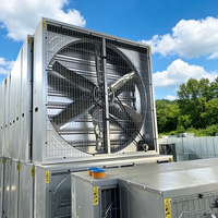 Ventilateur d'extraction électrique de type marteau, grand volume d'air, ventilateur industriel 220-415V, ventilateur axial en acier inoxydable pour élevage