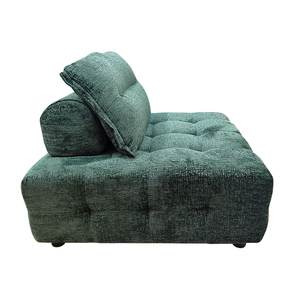 Square Velvet Upholstered Convertible <b>Poufs</b> Foam Filling Furry Fluffy Foot Stool Storage for Apartment Villa Living Room Modern - Product Image 3