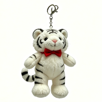Porte-clés pingouin en peluche personnalisé avec nœud papillon rouge, jouet en peluche doux pour enfants unisexe 11CM-30CM