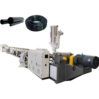 Machine de production de tubes et tuyaux en ABS, HDPE, LDPE, PE, PP, PPR entièrement automatique à vis unique LYD