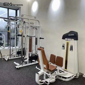 Equipo de gimnasio para mujer: Máquina de Hack Squat con poleas alta y baja para entrenamiento de muslos internos y externos, glúteos y puente glúteo. Ideal para entrenamiento personal, modelado corporal y uso doméstico. - Product Image 1