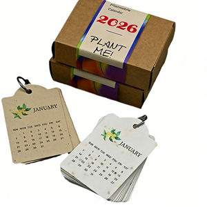 Customized Creative Eco Friendly Plant Paper Products Plant <strong>Seed</strong> Paper <strong>Calendar</strong> for <strong>Advent</strong> <strong>Calendar</strong> - Product Image 5