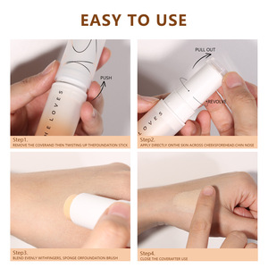 Maquillage du visage de haute qualité Pores invisibles imperméables améliorent le bâton de maquillage de fond de teint de <span class=keywords><strong>couleur</strong></span> - Product Image 5