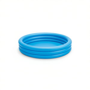 Piscina Inflable Azul de 3 Anillos para Niños, 147x33 cm, Diseño Circular de PVC para Uso en Exteriores, Incluye Kits de Reparación - Product Image 3