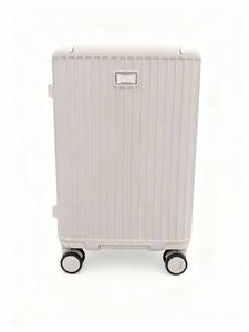 PC Material Hard Shell <b>Suitcase</b> New Style <b>Plastic</b> Frame Zipper Luggage With 8 Spinning Wheels And Two Handles - Product Image 5