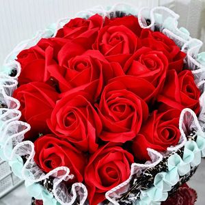 Cadeau créatif pour la Saint-Valentin, bouquet de savon en forme de rose, produit fini, fleur éternelle, bouquet de savon pour petite amie et femme. - Product Image 6