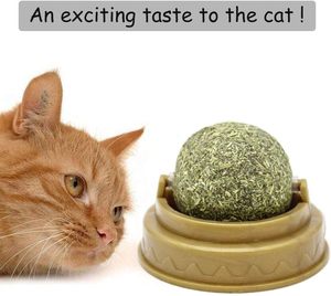 Bolas Giratorias Clásicas de Bambú con Hierba Gatera - Juguete para Gatitos que Ayuda a Eliminar las Bolas de Pelo y a Limpiar los Dientes - Product Image 2