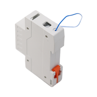 Interrupteur intelligent WiFi TUYA 1P + fil neutre, disjoncteur, télécommande, minuterie, compteur d'énergie KWH, protection contre les surtensions, interrupteur MCB 63A