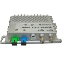 Récepteurs optiques double LNB satellite bande L pour TV par satellite, TV terrestre + LHCP et TV terrestre + RHCP, signal RF FTTH CATV