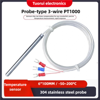 Sonde de température PT100 de haute précision, longue de 100 mm, neuve et originale, sonde de résistance thermique en platine, thermocouple P1000