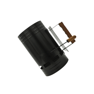 Barre <span class=keywords><strong>en</strong></span> carbone de Camping <span class=keywords><strong>en</strong></span> plein air, jouet de forme ronde, barbecue Portable, démarreur noir, cheminée - Product Image 1